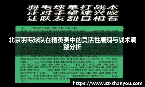 北京羽毛球队在精英赛中的灵活性展现与战术调整分析